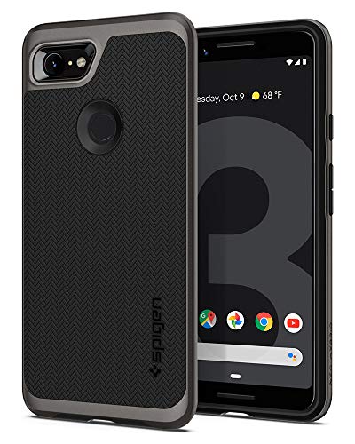 Product Cover Spigen Neo Hybrid Designed for Google Pixel 3 Case (2018) - Gunmetal