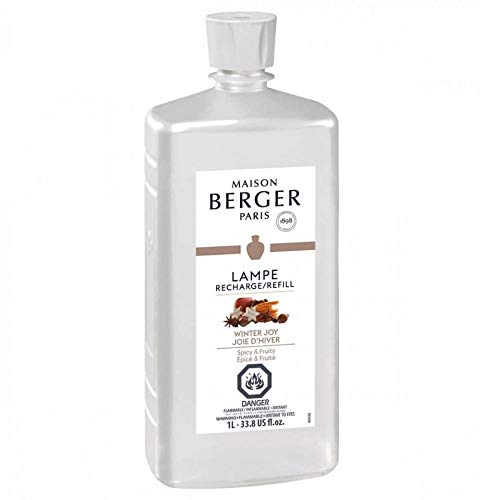Product Cover Winter Joy - Lampe Berger Fragrance Refill for Home Fragrance Oil Diffuser - 33.8 Fluid Ounces - 1 Liter