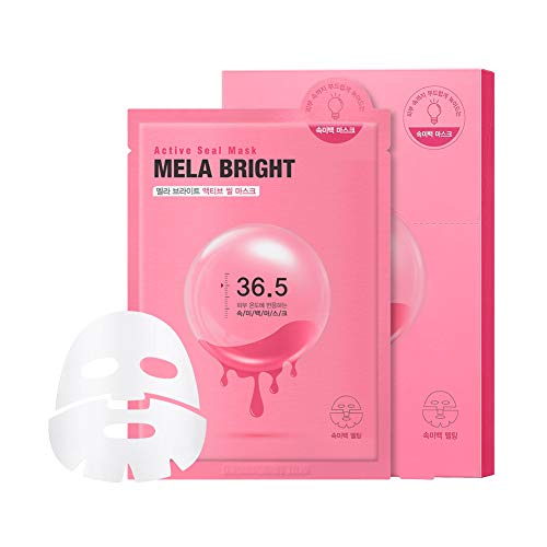 Product Cover SNP - Mela Brightening Active Seal Korean Face Sheet Mask - 5 Sheet Pack