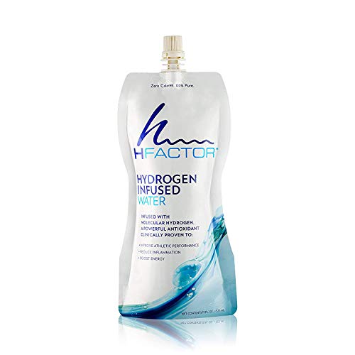 Product Cover HFactor Hydrogen Infused Water, Pure Drinking Water, 11 fl oz, Pre- Or Post-Workout Recovery Drink, Molecular Hydrogen Supports Athletic Performance and Delivers Antioxidants, 12 count
