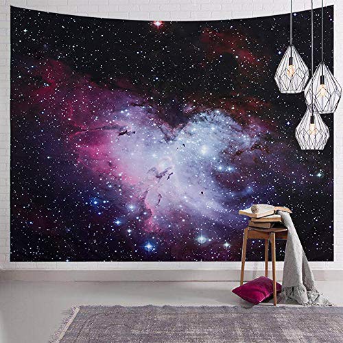 Product Cover SENYYI Galaxy Stars Tapestry Wall Hanging Outer Space Tapestry Colorful Nebula Tapestry Night Sky Home Decor for Room (51.2 x 59.1 inches)