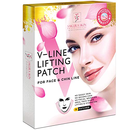 Product Cover V Line Mask Neck Mask Face Lift V Lifting Chin Up Patch Double Chin Reducer Neck Lift V Up Contour Tightening Firming Moisturizing Сollagen Chin Mask V Shape Face Lifting V Zone Mask Tape