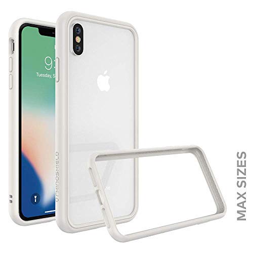 Product Cover RhinoShield Ultra Protective Bumper Case for [ iPhone Xs Max ] CrashGuard NX, Military Grade Drop Protection for Full Impact, Slim, Scratch Resistant, White