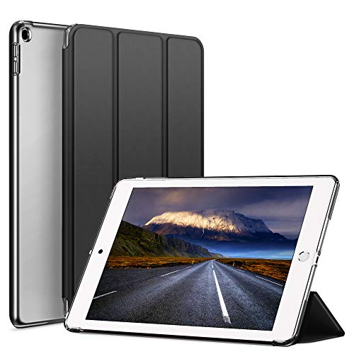 Product Cover kenke iPad Case 9.7 Inch for 2017/2018,Ultra Slim Lightweight Smart Case Stand with Magnetic Wake/Sleep Function, iPad Cover for 5th/6th Generation-Hard Shell Black
