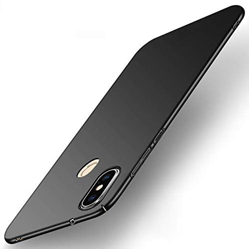 Product Cover WOW Imagine All Sides Protection 360 Degree Ultra-Slim Non-Slip Scratch Resistant Lightweight Rubberised Matte PC Hard Back Cover for XIAOMI REDMI 6 PRO (Pitch Black)