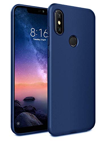 Product Cover WOW Imagine 360 Degree Protection Ultra-Slim Scratch Resistant Lightweight Rubberised PC Hard Back Case Cover for XIAOMI REDMI 6 PRO (Blue)