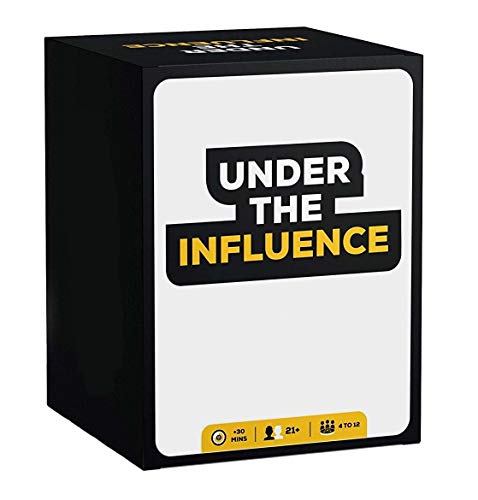 Product Cover Under The Influence: Fun Drinking Games for Adults - Best Party Card Game Ever (Over 10 Games in 1) Perfect for Game Night