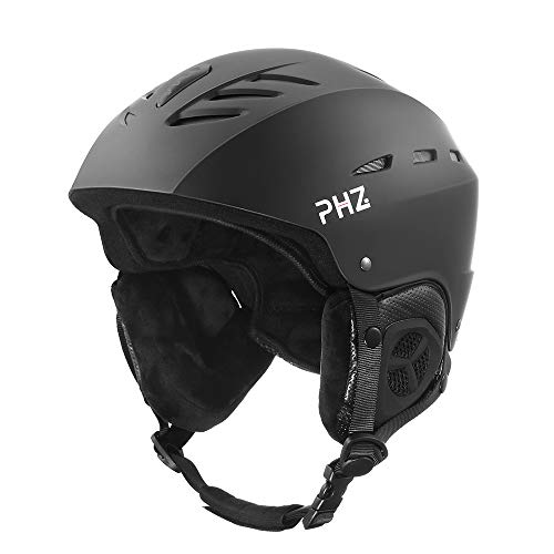 Product Cover PHZ. Ski Helmet, Snowboard Helmet - Adjustable Venting, Goggles and Audio Compatible, Removable Liner and Ear Pads, Safety-Certified Snow Sports Helmet for Men, Women & Youth
