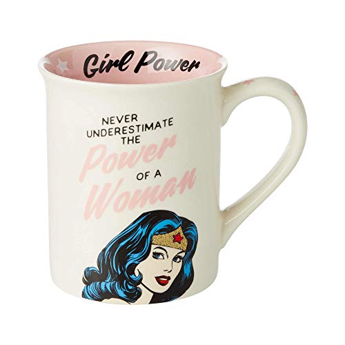 Product Cover Enesco Our Name is Mud DC Comics Wonder Woman Girl Power Mug