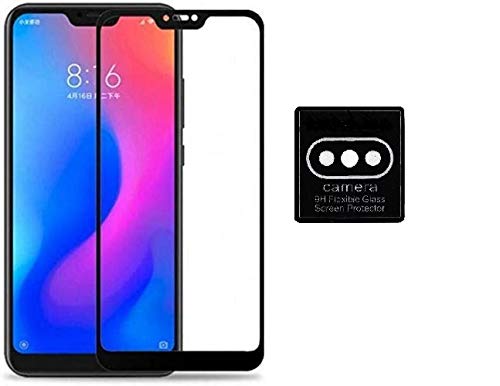 Product Cover True Desire Tempered Glass for Redmi 6 Pro (Saphire Black) Edge to Edge Full Screen Coverage with easy installation kit