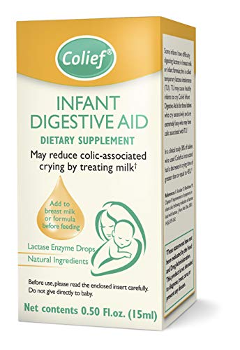 Product Cover Colief Infant Digestive Aid | Gas Drops for Babies | Natural & Safe Infant Gas Relief | Reduces Baby Colic, Tummy Bloating, Fussing & Crying | 90 Servings | 0.5 Fl Oz