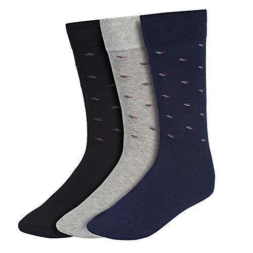 Product Cover Creature Men's Cotton Calf Length Formal Socks Seamless(SCS-901) (MIX-1)