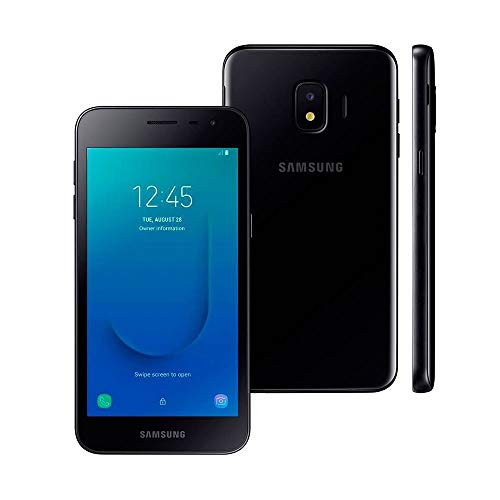 Product Cover Samsung Galaxy J2 Core 2018 International Version, No Warranty Factory Unlocked 4G LTE (USA Latin Caribbean) Android Oreo SM-J260M Dual Sim 8MP 8GB (Black)