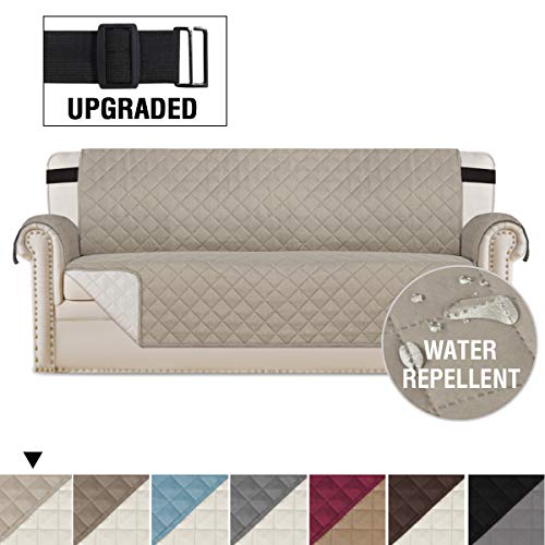Product Cover H.VERSAILTEX Reversible Sofa Slipcover Quilted Furniture Protector with 2