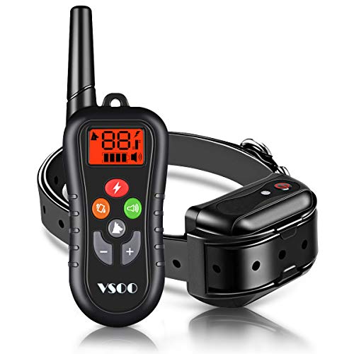 Product Cover VSOO Dog Shock Collar with Remote PES003-600 Yards Waterproof Dog Electric Training Collar with Beep Vibrate Shock E Collars for Small Medium Large Dogs