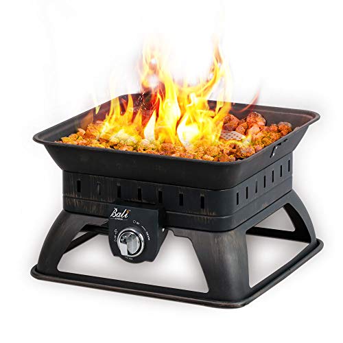 Product Cover BALI OUTDOORS Firepit Tailgate Gas Portable Fire Pit, Black