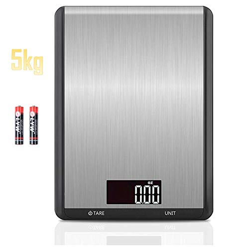 Product Cover ANGOO Digital Food Scale, 11lb Baking Scale Digital Grams and Ounces, 1g/0.1oz Precise Graduation Stainless Steel Waterproof Kitchen Scale