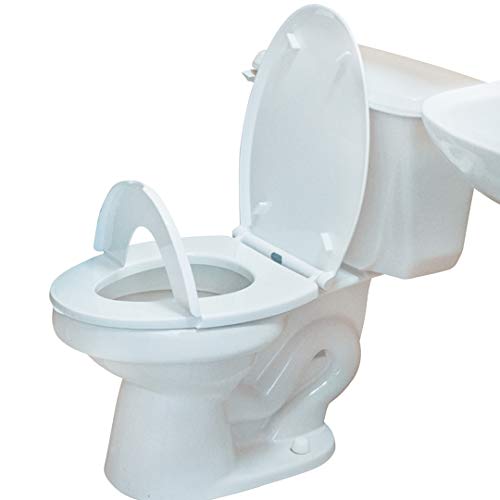 Product Cover E-Z-PEE-Z New Design Child Potty Training Toilet Seat / Regular Adult-Size Elongated Toilet Seat Converts To A Child-Size Seat With A Simple Flip Of The Lid.