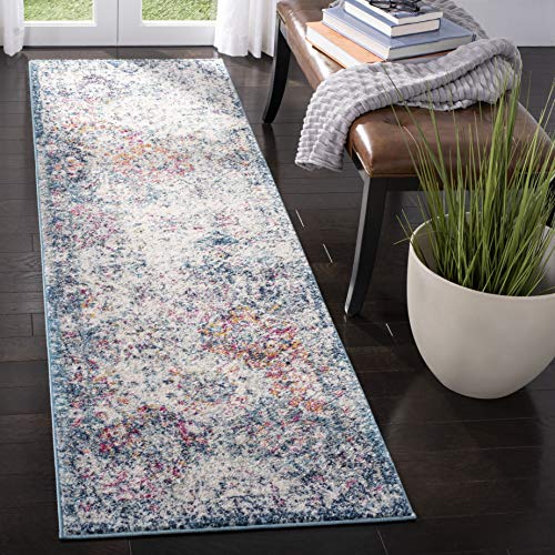 Product Cover Safavieh Madison Collection MAD611N Bohemian Chic Vintage Distressed Runner, 2' 3
