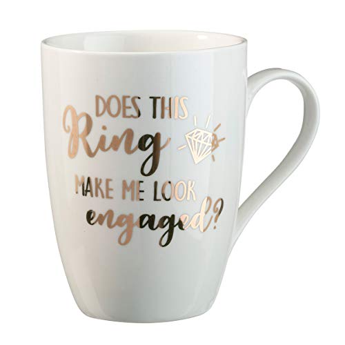 Product Cover Lillian Rose CM100 DR Ring Make Me Look Engaged Coffee Mug, 4.25