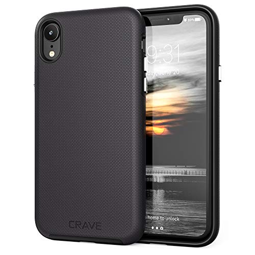 Product Cover iPhone XR Case, Crave Dual Guard Protection Series Case for Apple iPhone XR (6.1 inch) - Black