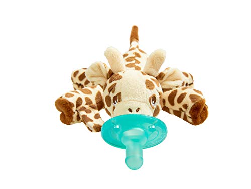 Product Cover Philips Avent Soothie Snuggle Pacifier, 0-3 Months, Giraffe, SCF347/01