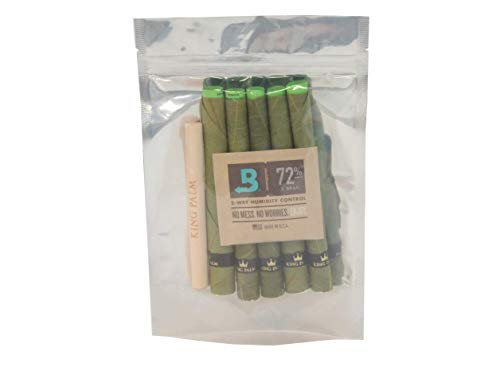 Product Cover Organic Pre Rolls (Super Large), Tobacco & Chemical Free, Super Slow Burning, 100% Real Palm Leaf, Just Fill It (5 XXL Rolls)