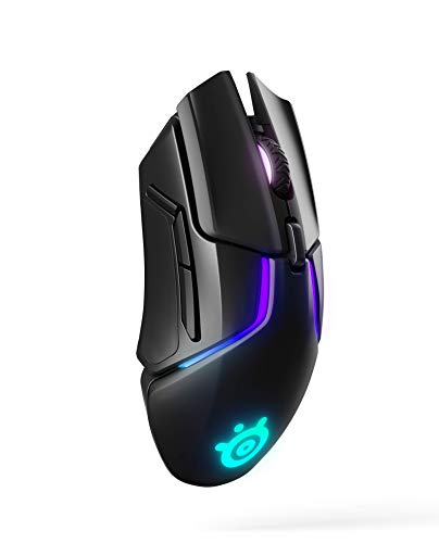 Product Cover SteelSeries Rival 650 Quantum Wireless Gaming Mouse - Rapid Charging Battery - 12, 000 Cpi Truemove3+ Dual Optical Sensor - Low 0.5 Lift-Off Distance - 256 Weight Configurations - 8 ZONE RGB Lighting
