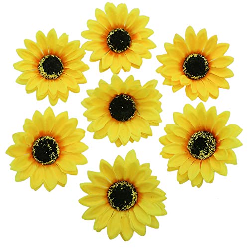 Product Cover Timoo 12 PCS Sunflower Duckbill Hair Clip, Metal Alligator Hair Accessories for Beach, Summer Party