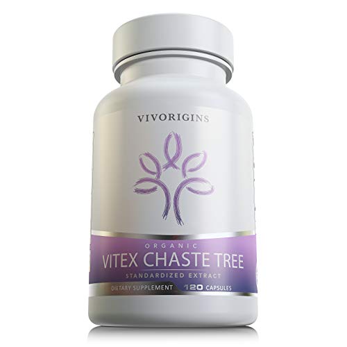 Product Cover Organic Vitex Chasteberry | 400mg per Cap with Standardized Extract | Natural PMS Relief, Supports Regulate Cycles & Hormone Balance, Promotes Skin Care* 120 caps