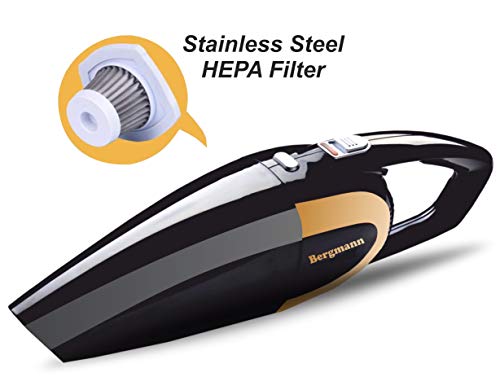 Product Cover Bergmann Stunner Car Vacuum Cleaner with Stainless Steel HEPA Filter (Black)