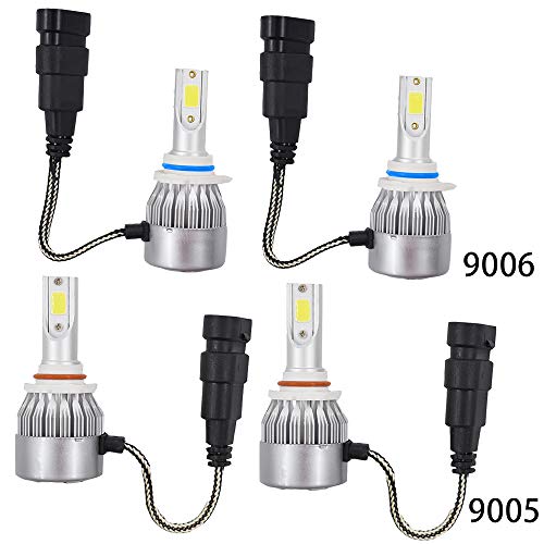 Product Cover labwork 9005 9006 Total 2120W LED Headlight High Low Beam 9012 H10 Combo Kit 6000K White