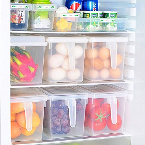 Product Cover FastUnbox Airtight and Reusable Refrigerator Food Storage Containers with Handles to Cover Fruits and Vegetable(Size:-28 X 13 X 15 cm) (5)