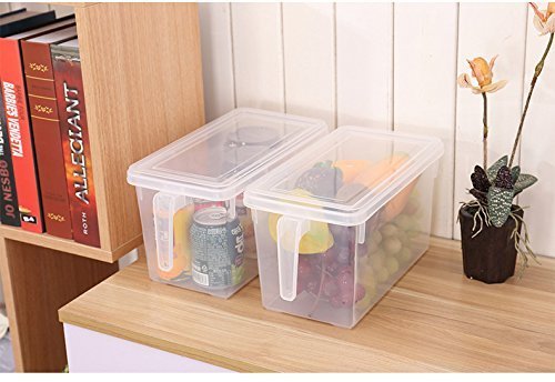 Product Cover FastUnbox Airtight and Reusable Refrigerator Food Storage Containers with Handles to Cover Fruits and Vegetable(Size:-28 X 13 X 15 cm) (2)