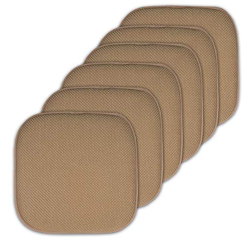 Product Cover Sweet Home Collection Cushion Memory Foam Chair Pads Honeycomb Nonslip Back Seat Cover 16