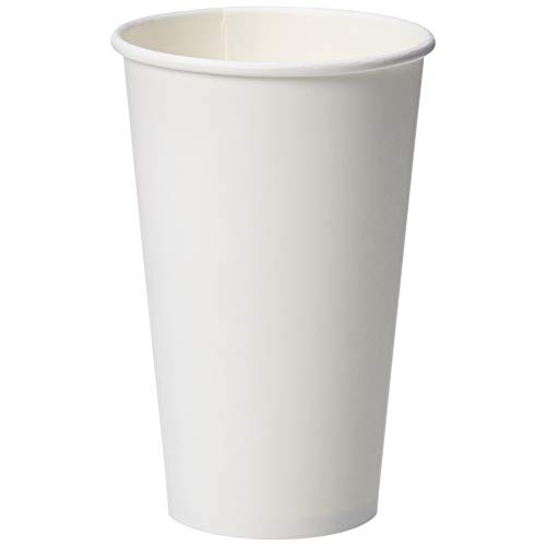 Product Cover AmazonBasics Compostable PLA Laminated Hot Paper Cup, 16 oz, 500-Count