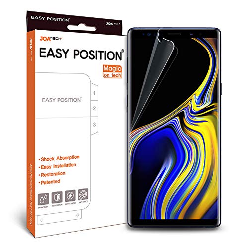 Product Cover [Patented] Galaxy Note 9 Screen Protector Film (2-Pack) [Clear, Case-Friendly] [Easy Position] [Magic on Tech] Perfect Touch & Sensitivity Anti-Shock Anti-Scratch Self-Healing Easy Install