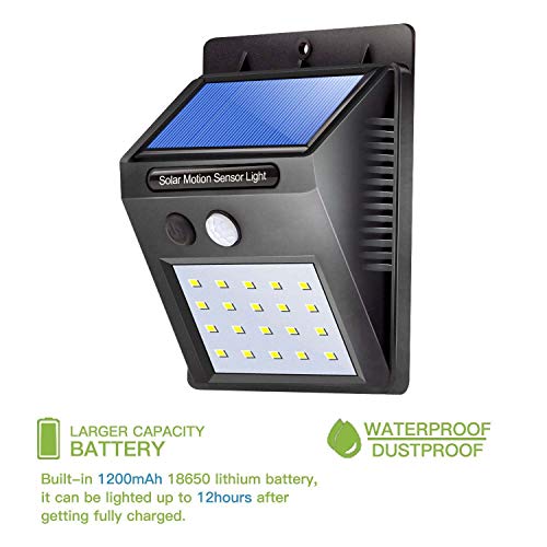 Product Cover Scross Solar Wireless Security Motion Sensor LED Night Light (Black)