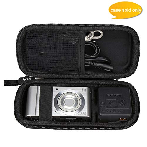 Product Cover Aproca Hard Travel Storage Case Bag for Sony DSCW800 / W810 / W830 20.1 MP Digital Camera (Black)