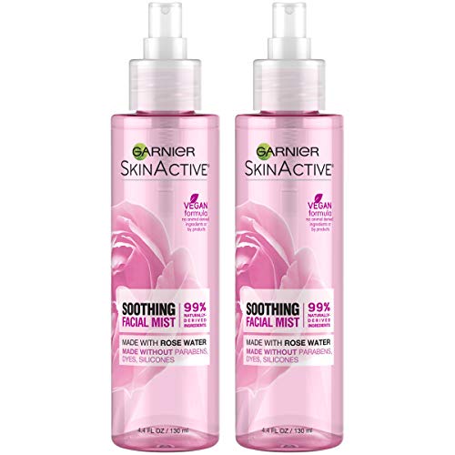 Product Cover Garnier SkinActive Facial Mist Spray with Rose Water,  4.4 Fl Oz (Pack of 2) (Packaging May Vary)