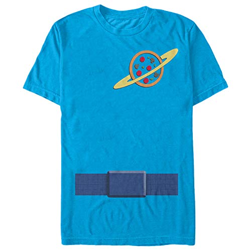 Product Cover Toy Story Men's Pizza Planet Costume Tee Turquoise T-Shirt