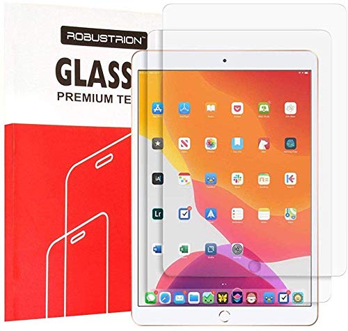 Product Cover Robustrion Pack of 2 Anti-Scratch & Smudge Proof Tempered Glass Screen Protector iPad 9.7 inch 2018 6th Generation