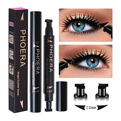 Product Cover Dual Ended Winged Eyeliner Stamp Waterproof Long Lasting Liquid Smudgeproof Eye Makeup Seal Stamp Tool for Wing or Cat Eye 1PC
