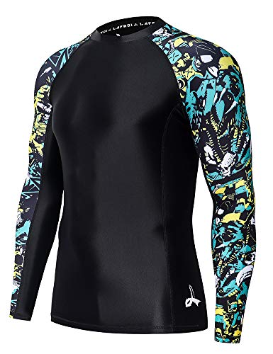 Product Cover LAFROI Men's Long Sleeve UPF 50+ Baselayer Skins Performance Fit Compression Rash Guard