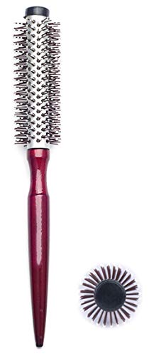 Product Cover Small Round Hair Brush for Blow Drying, Mini Roller Styling Brushes for Dry, Curly Hair-1.4 Inch