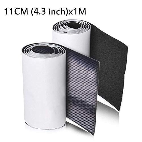 Product Cover 11CM (4.3 Inch) Wide 1 M Long Premium Hook and Loop Tape with Adhesive Nylon Fabric Fastener for Couch Cushions, Guitar Pedal, Cable Management and Crafts Projects