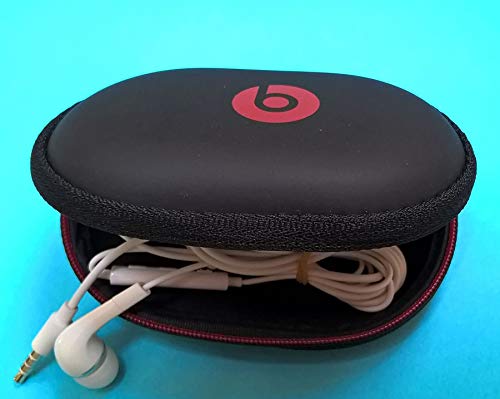 Product Cover in-Ear Earphone Carrying Case for Monster Beats : BeatsX, iBeats,Tour, Heart Beats by Lady Gaga, Diddy Beats, Gratitude, DNA, Diesel VEKTR, iSport Victory, iSport Immersion. with Free 4 eargels.