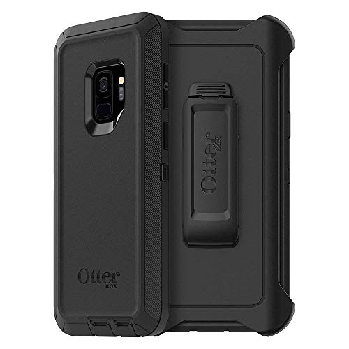 Product Cover OtterBox DEFENDER SERIES Case & Holster for Galaxy S9 (77-57814) Black - Renewed