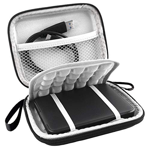 Product Cover lovelyhome EVA Shockproof Portable 500GB 1TB 2TB USB 3.0 Portable 2.5 inch External Hard Drive Travel Bag (Black)