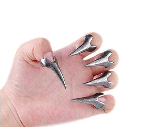 Product Cover DUANMEINAD Wholesale 10pcs Hot Retro Punk Rock Gothic Talon Nail Finger Claw Spike Rings Nail Art Decoration